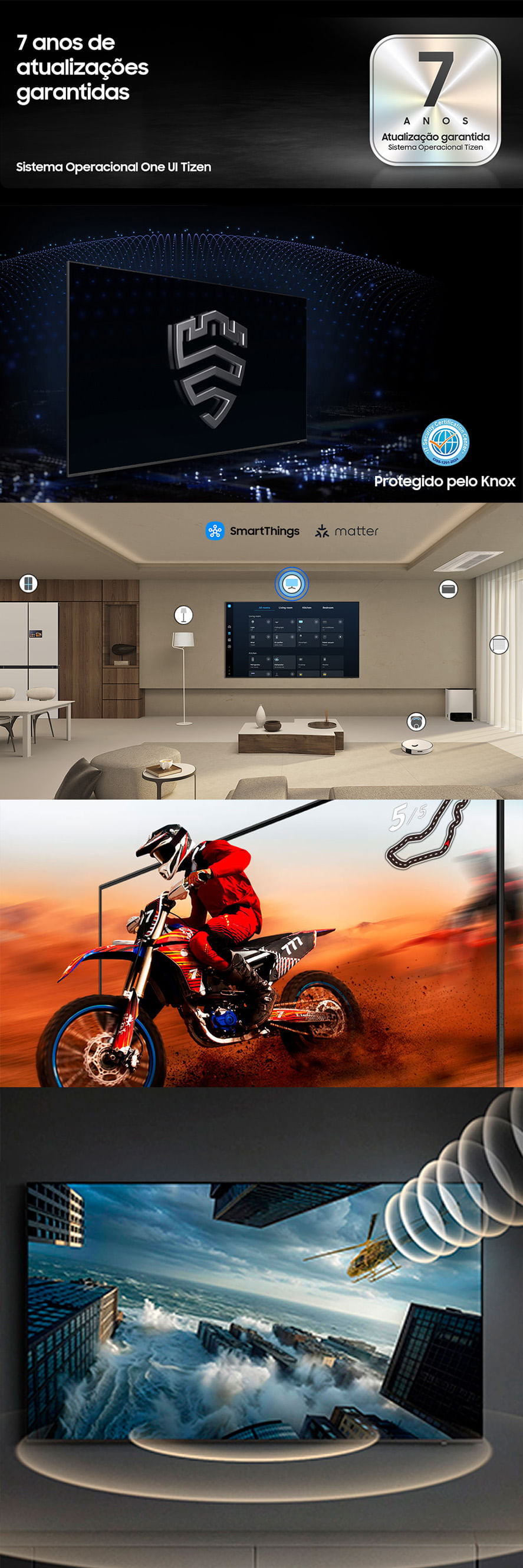 Smart TV Mini LED 55 Samsung 4K